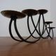 Brutalist Iron Candleholder, 1960s
