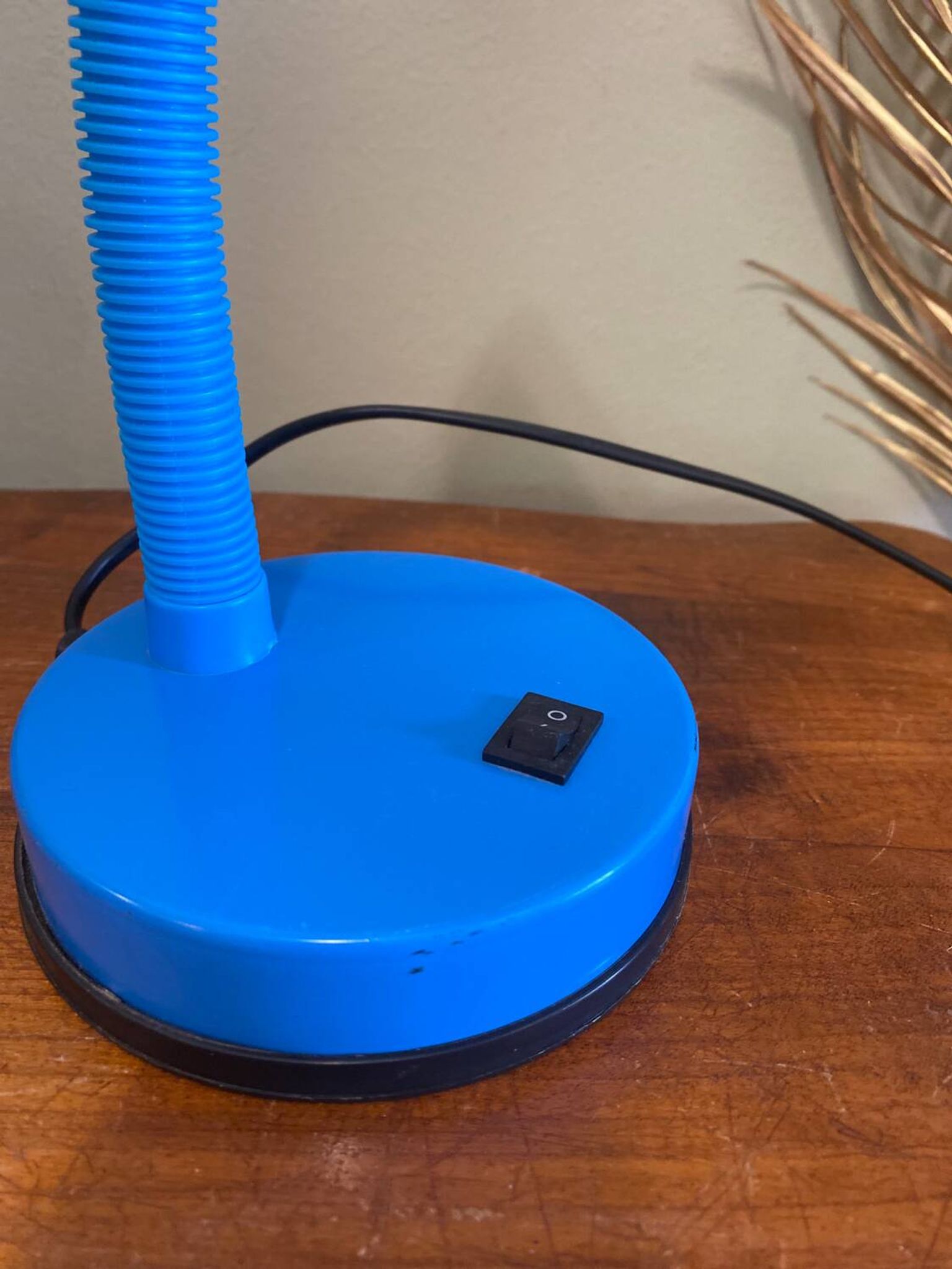 Vintage blue lamp
