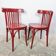 Pair of bentwood bistro chairs