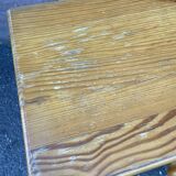 Scandinavian bedside pair wood pine fir vintage design 1980