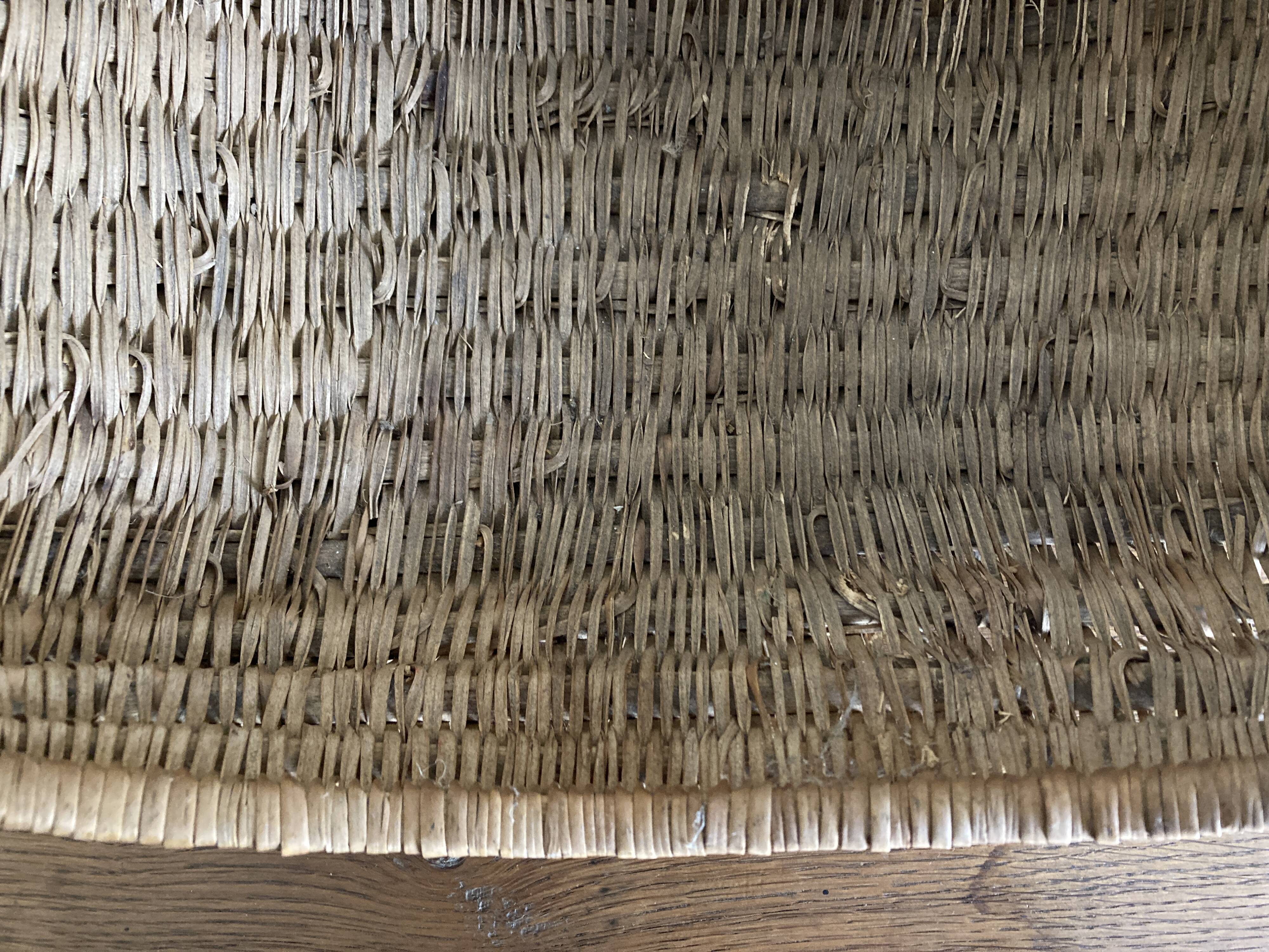 XL wicker gondola basket 1960