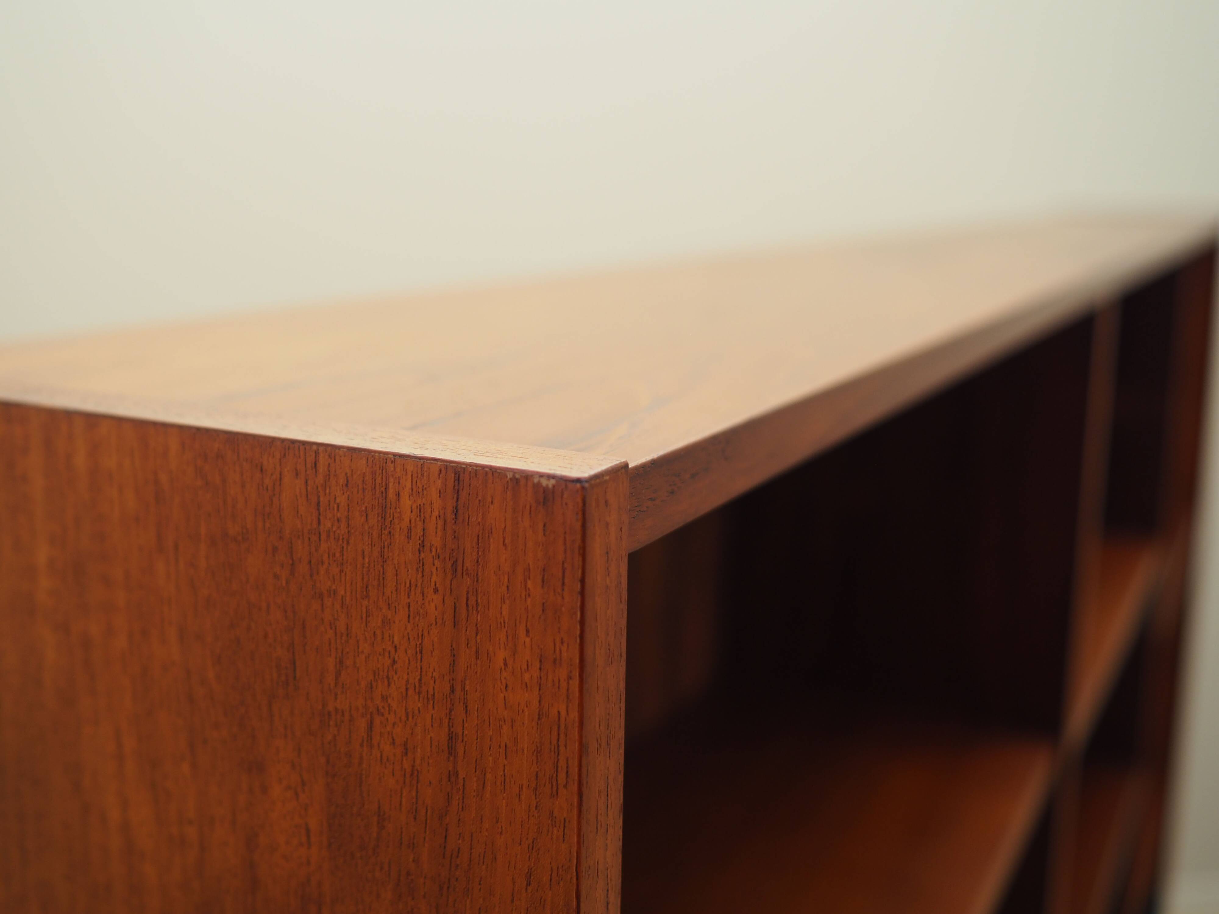 Teak bookcase, Danish design, 1970s, production: Denmark