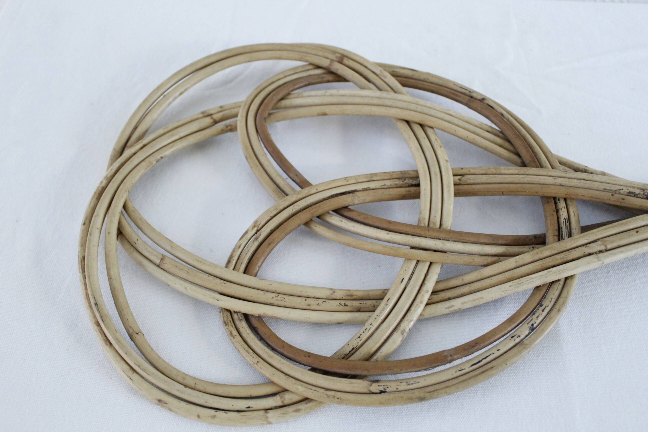 Antique wicker carpet beater