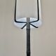 Lampadaire cuir Jacques Adnet 1950s