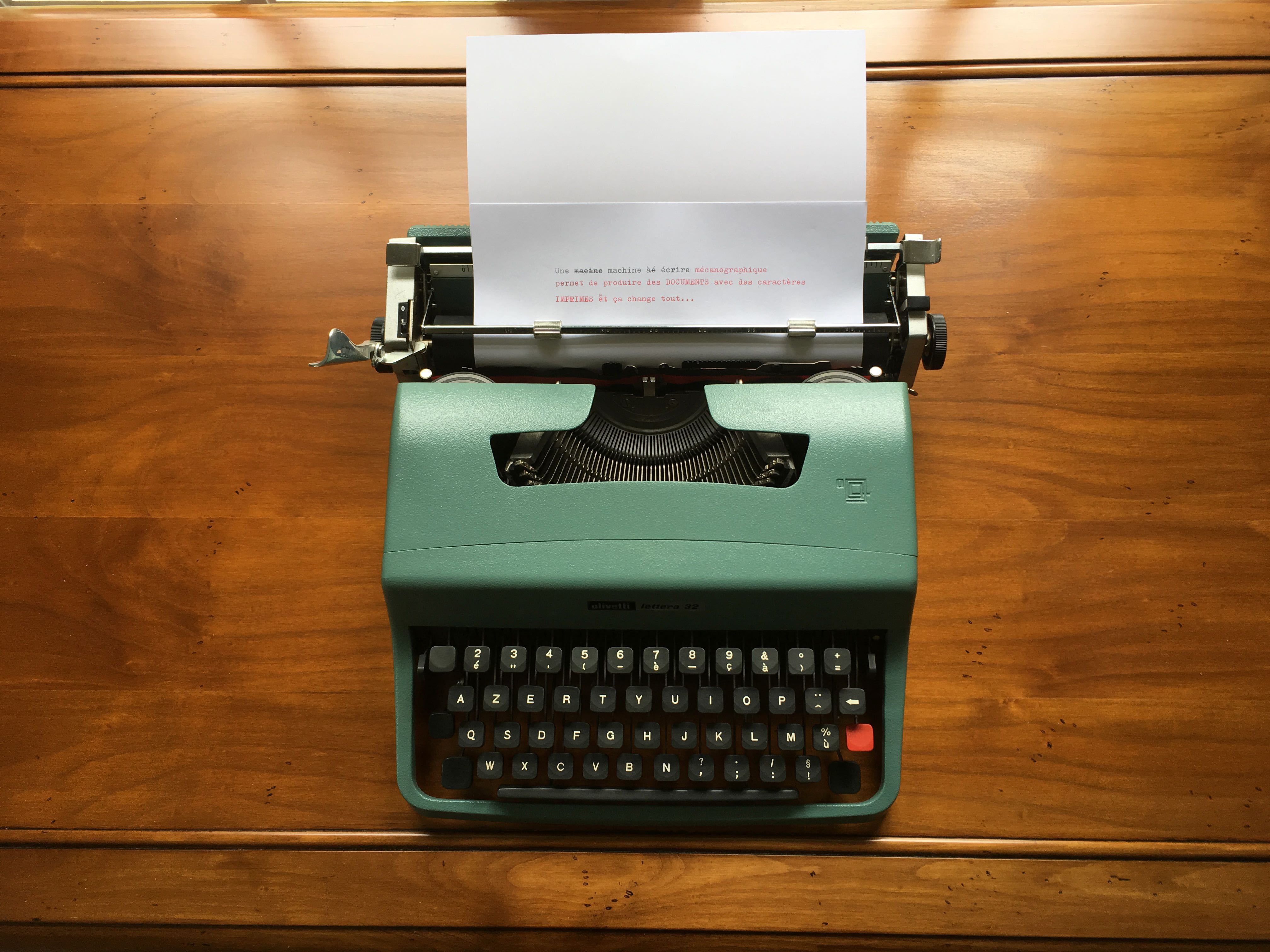 Olivetti Lettera Typewriter 32 60s