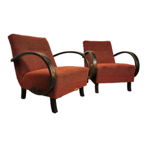Paire de fauteuils par - jindrich halabala