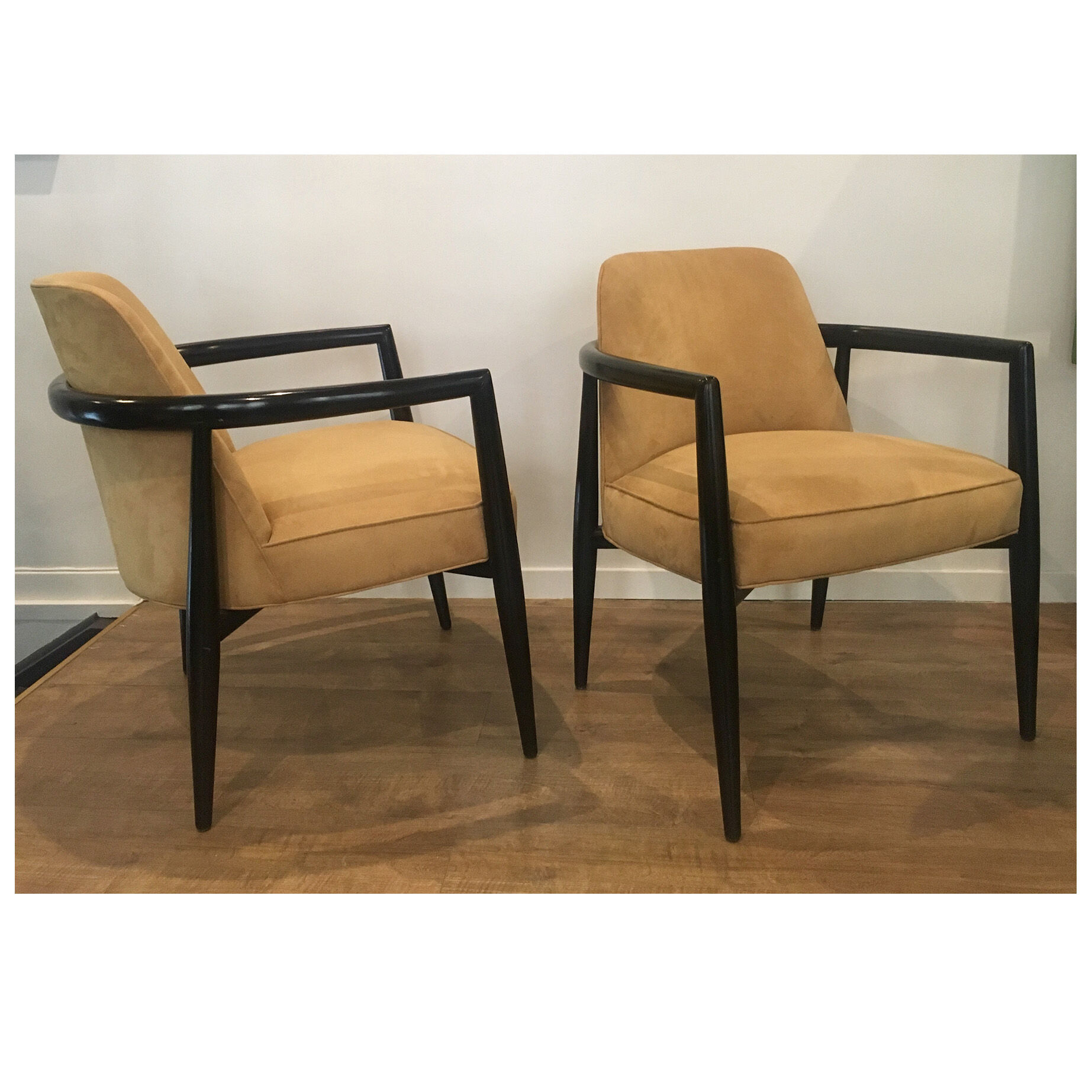 Pair of armchairs by Maurice Bailey