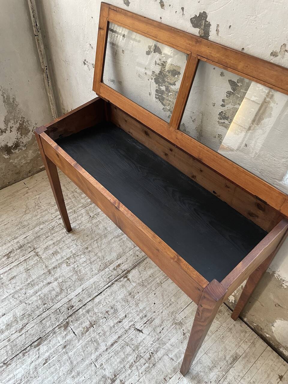 50s display cabinet side table