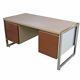 Bureau industriel vintage inox ATAL