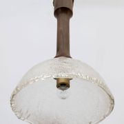 Angelo Brotto - Murano glass and bronze chandelier - Mid-Century - Esperia,