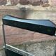Magazine holder vintage imitation leather mid-century 1970