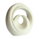 Vase cercles croisés de Roberto Rigon pour Bertoncello, Italie années 1970