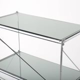 Isocèle metal shelf by Max Sauze, 1970s