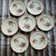 10 vintage Longchamp dinner plates