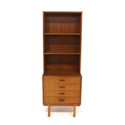 Scandinavian teak library, Sweden, 1960