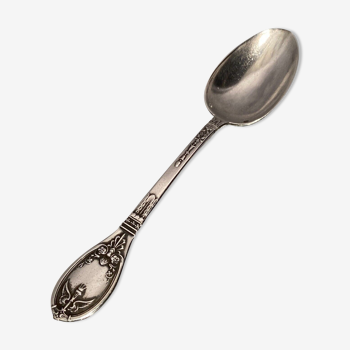 Empire style sterling silver dessert spoon