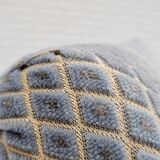 1970s, Danish 3 seater sofa, original good condition, velour, oak wood.