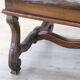 Solid Walnut Coffee Table, Italy, Early 20th Century, Restored