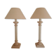 Paire de lampes à poser maison le dauphin