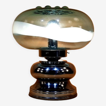 Lampe de table murano 1970 verte