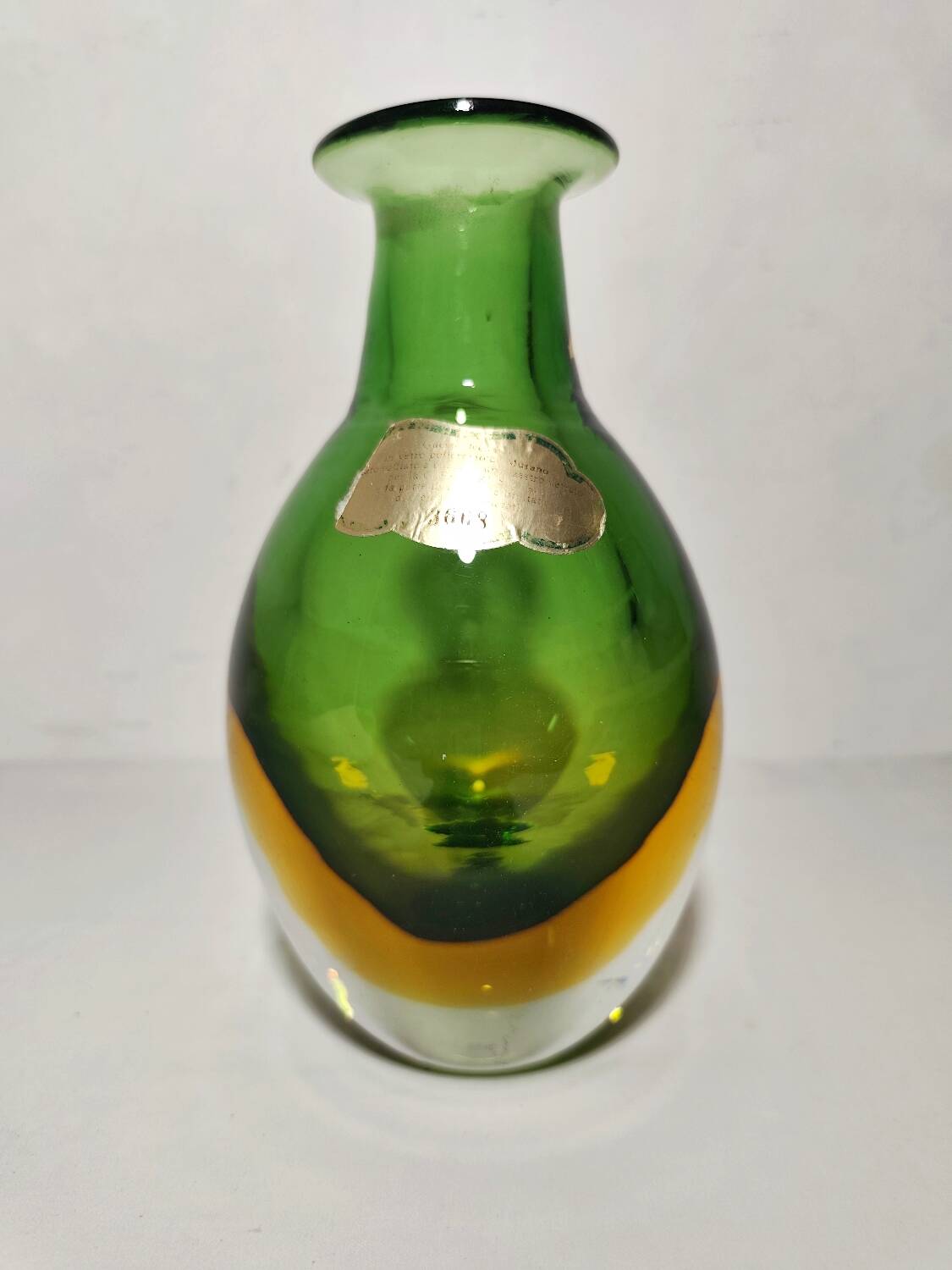 Carafe en cristal de Murano. Italie, années 1960.