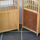 Vintage rattan bookcase 1970