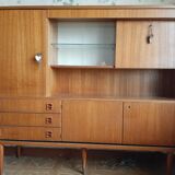 Vintage high wood row