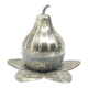 Sugar bowl, Art Deco, silver-plated brass, Szandrik, Hungary, 1930s