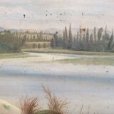 Tableau huile sur toile paysage