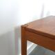 Vierkante Deense teak salontafel Magnus Olesen met ronde poten, nr.2