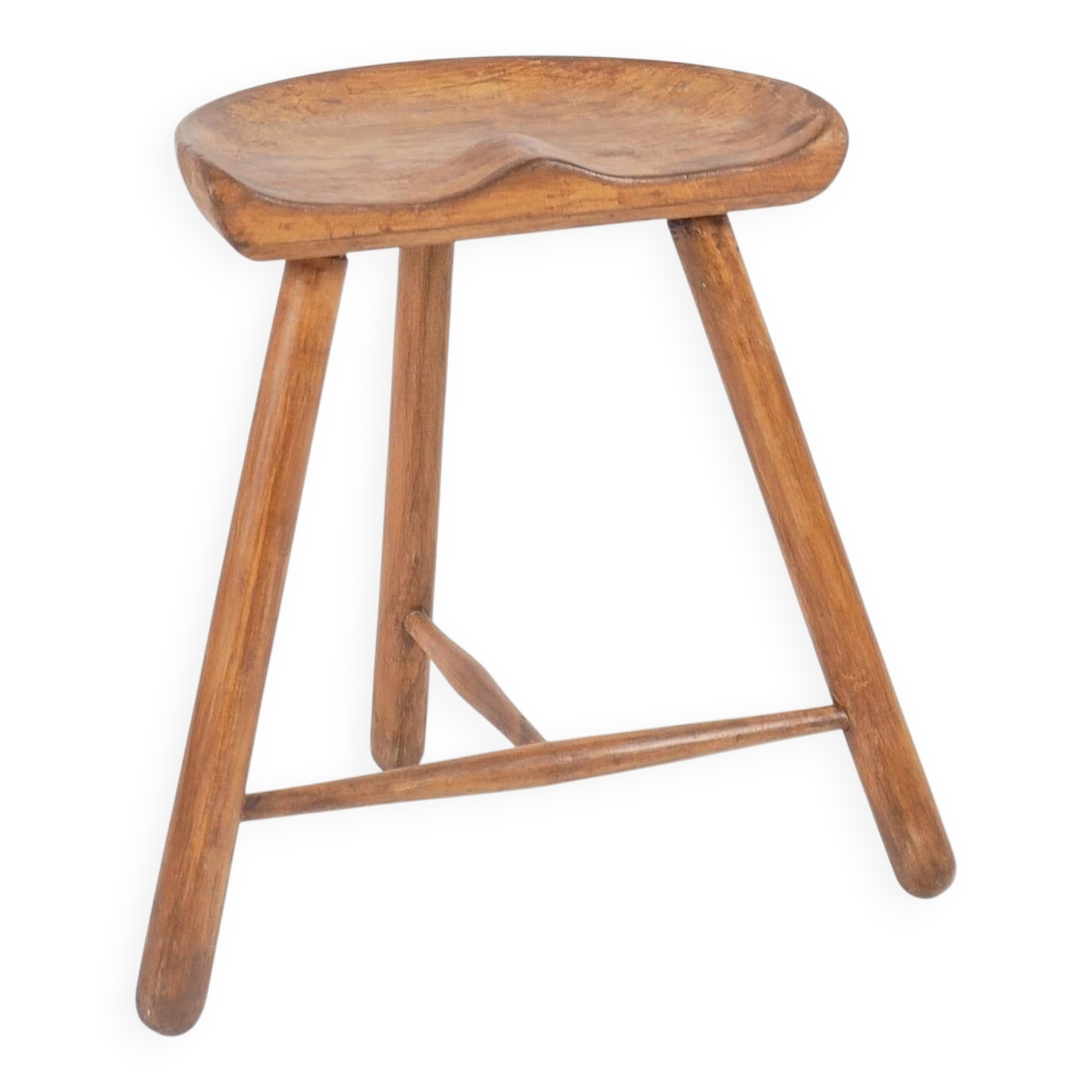Arne HOVMAND-OLSEN - Vintage wooden stool "Shoemaker" Denmark, circa 1950