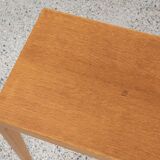 Midcentury Danish set of 3 side tables in oak by Severin Hansen for Haslev 1960s