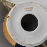 Vintage porcelain foot lamp