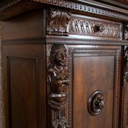 Renaissance Revival Sideboard in Oak