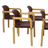 Set of 6 Vintage Design Chairs Dolmas Kembo JB Meijer 1980s