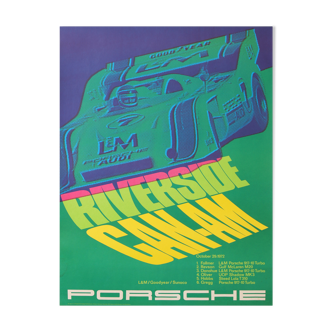 Stone david porsche riverside can-am 1972  101x77  cm poster