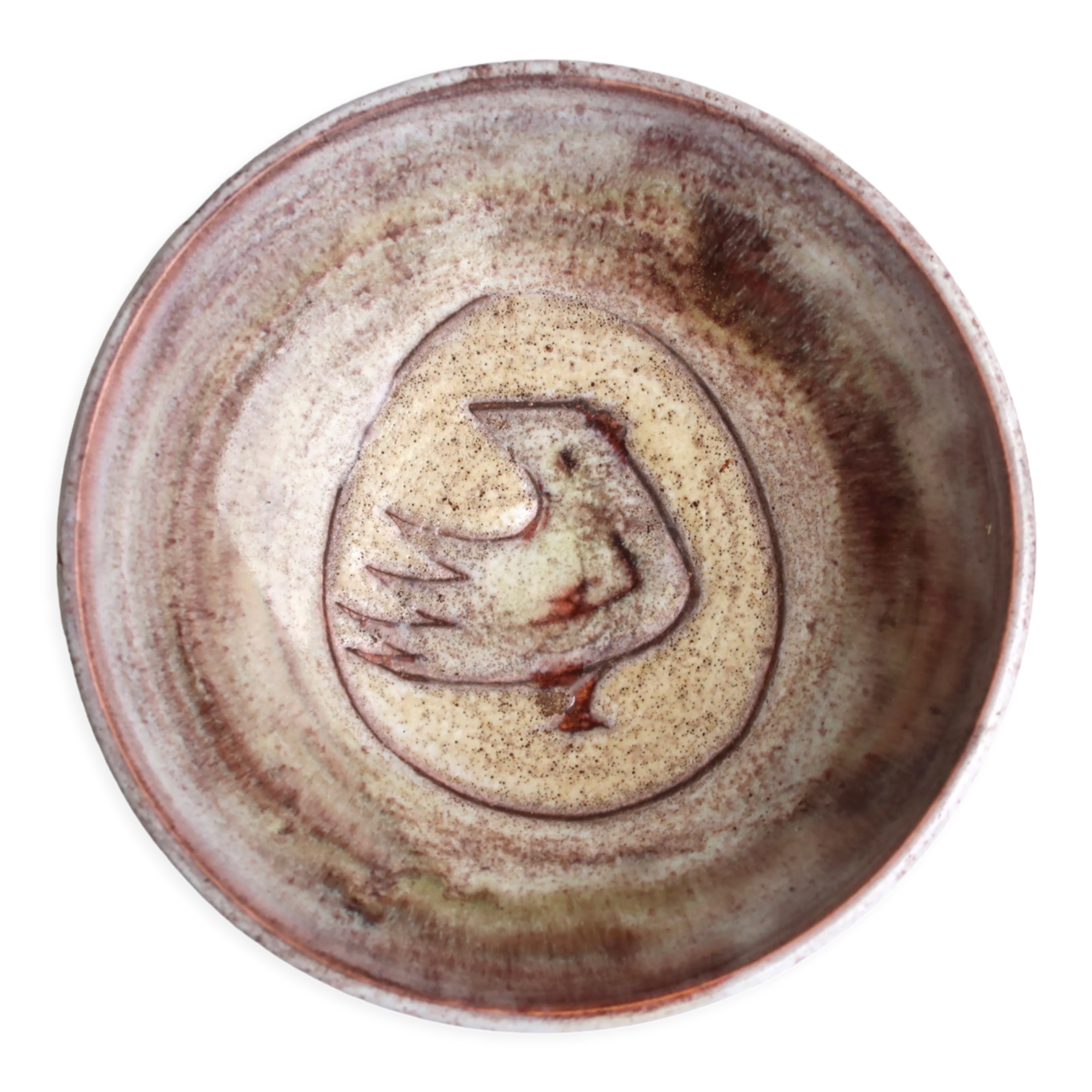 Vide poche "oiseau" de Jean et Robert Cloutier, années 70