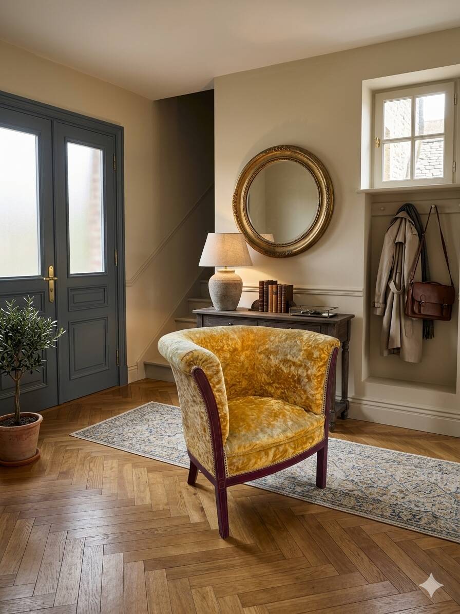 Fauteuil club art déco années 1930