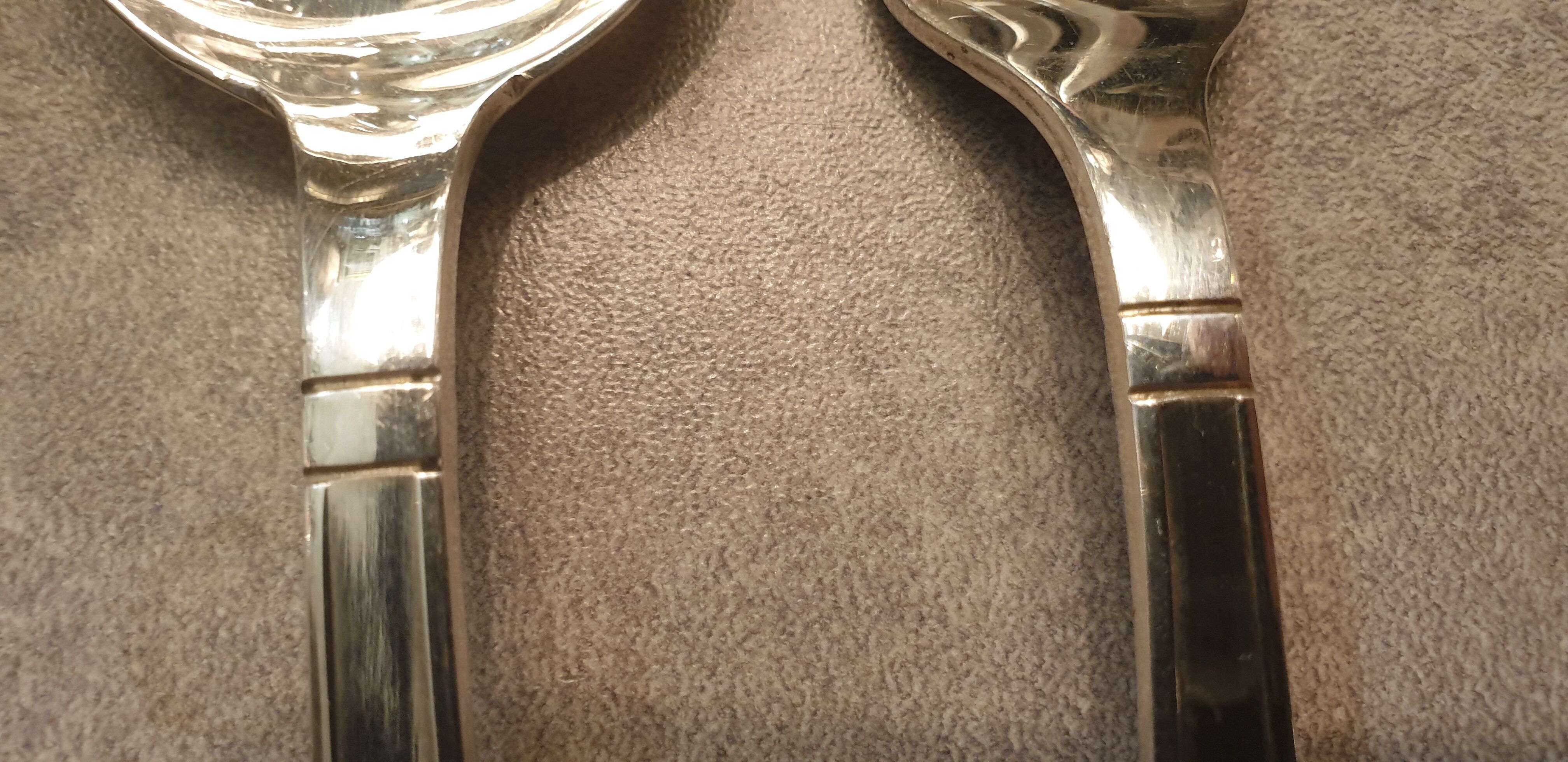 Silver cutlery 800 art deco