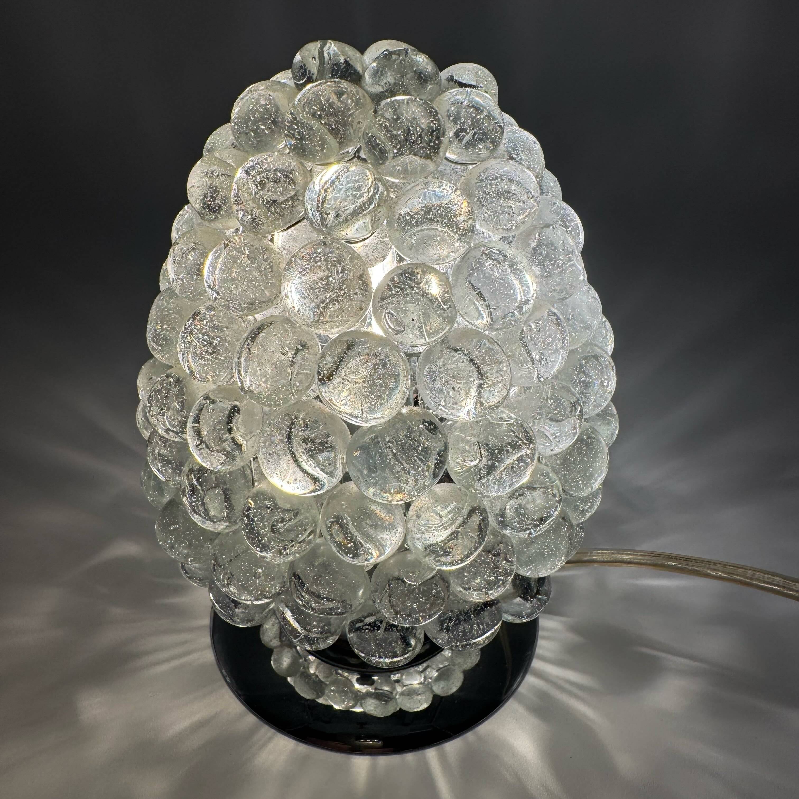 Vintage glass bubble cluster lamp