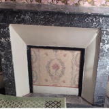 Marble fireplace late nineteenth century