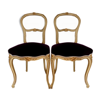 2 Louis XV style chairs