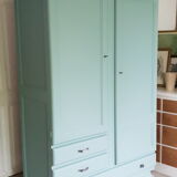 Green wardrobe thatdon art deco