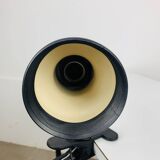 White metal clamp spotlight, vintage