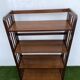 Bibliothèque pliante en bois, 4 étagères, 1950