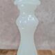 Vintage white opaline candlestick