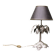 Silver-plated palm lamp, 1910, Thomas Bradbury & Sons