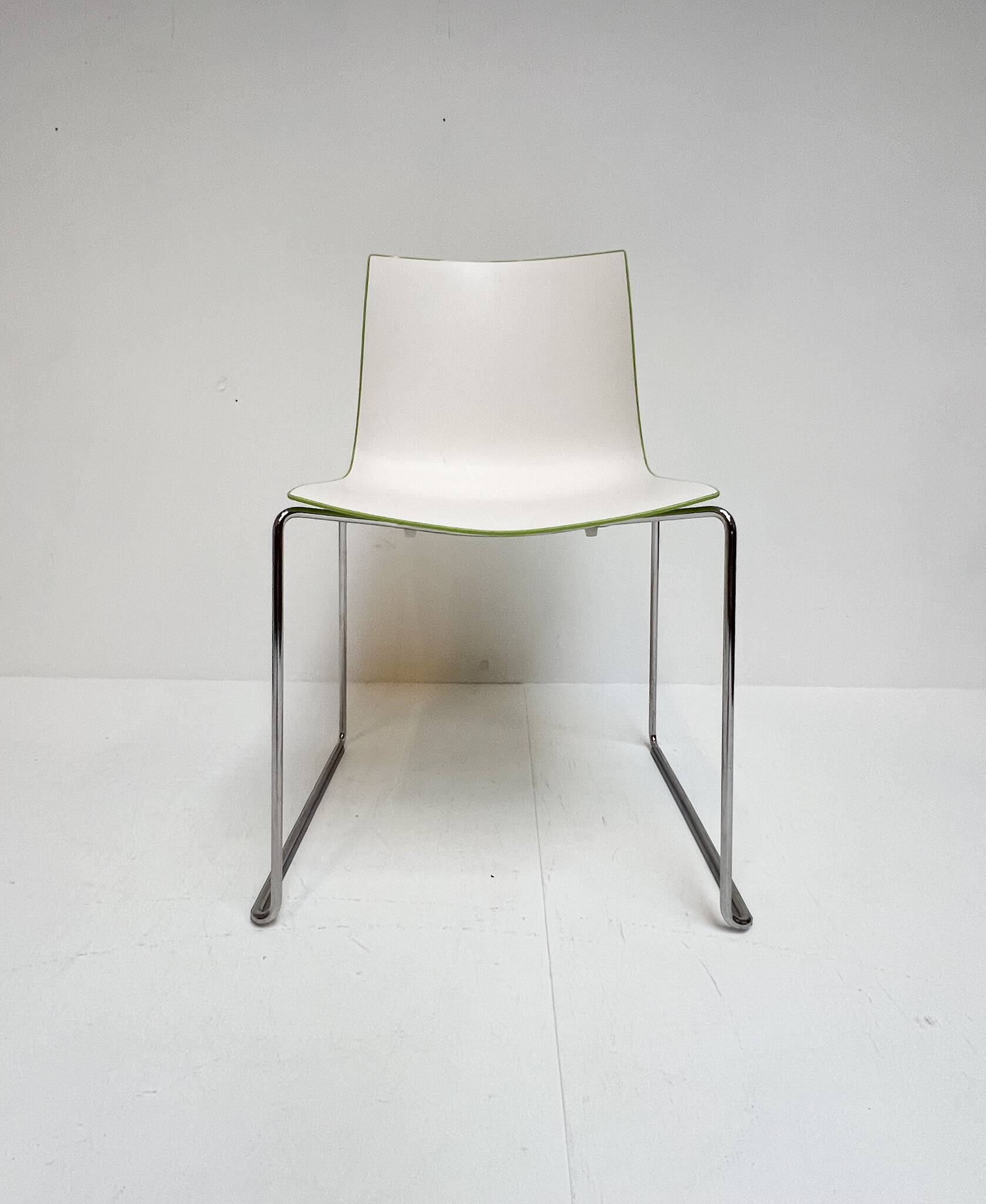Set of 4 Katifa design chair by Arper, after 2000