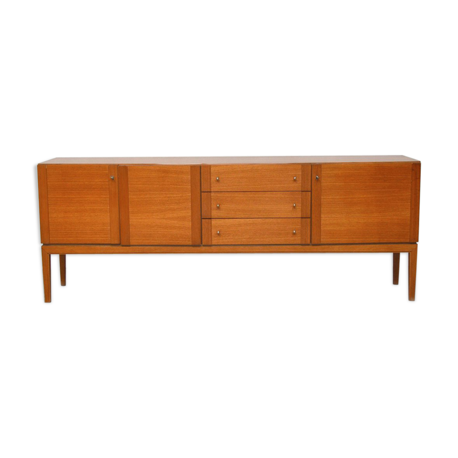 Sideboard 210cm in blond teak, 1970