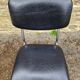 Vintage office chair in black skai